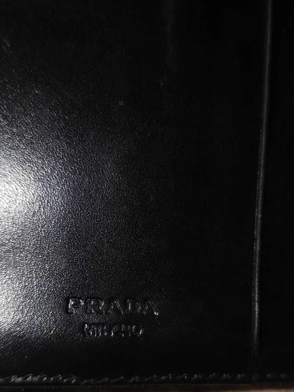 *SALE* Authentic Vintage PRADA M510 Tessuto Nylon Tri-Fold Wallet Black W/ Card